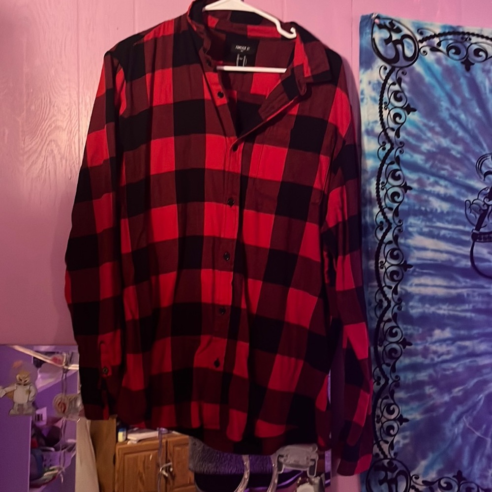 Red and Black flannel